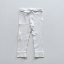 Load image into Gallery viewer, Jamie Kay Org Rib Leggings Milk (3-6m)
