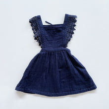 Load image into Gallery viewer, Jamie Kay Organic Cotton Dress Navy (4y)
