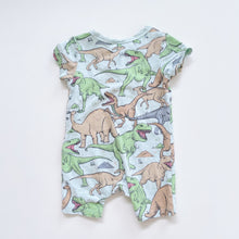 Load image into Gallery viewer, Peter Alexander Romper Green Dinos (3-6m)
