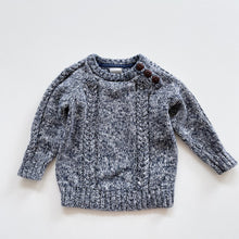 Load image into Gallery viewer, Winline Knit Jumper Navy Marle (1-2y)
