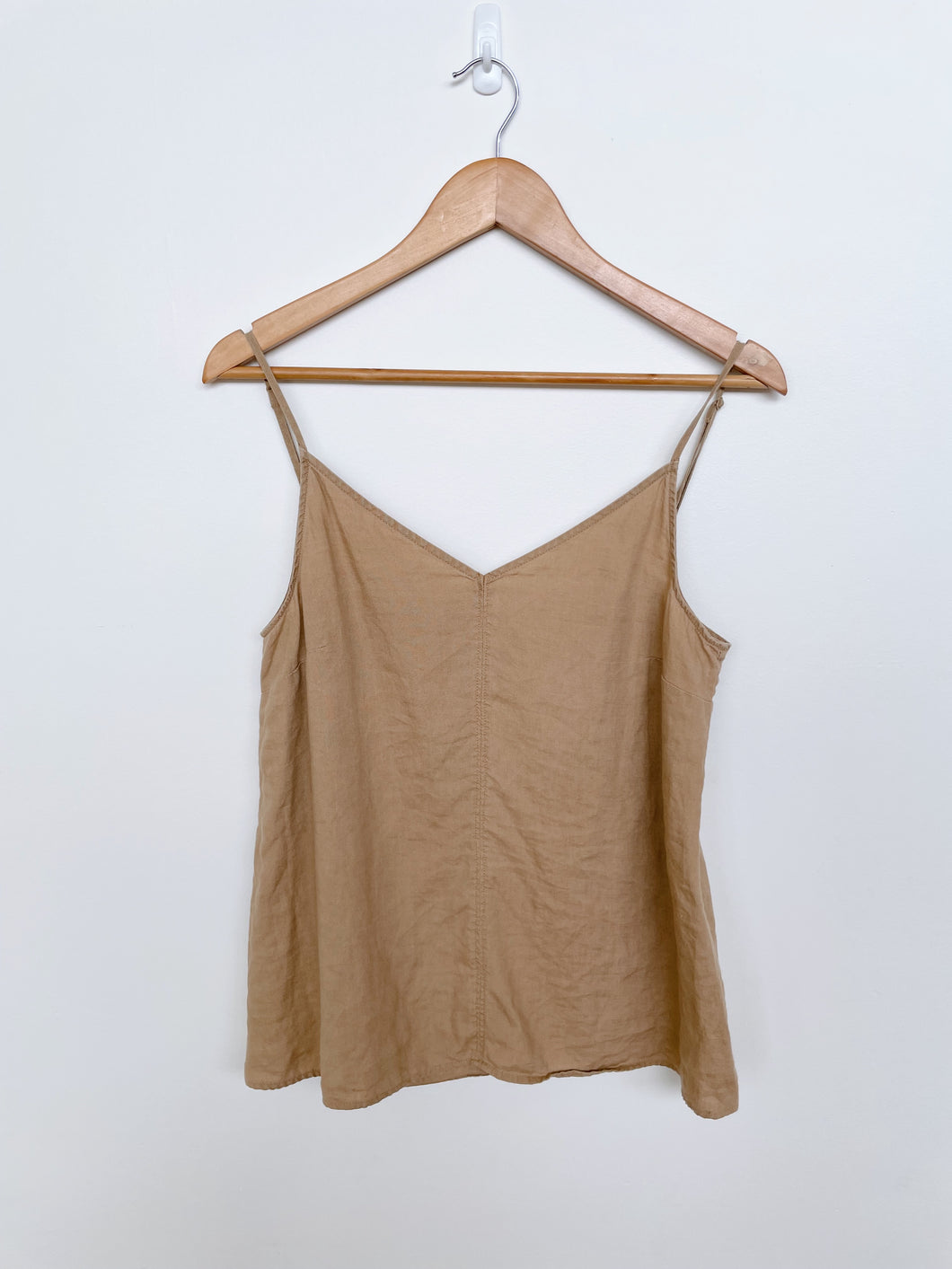 Country Road Organically Grown Linen Top Tan (8)