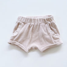 Load image into Gallery viewer, Wilson &amp; Frenchy Organic Shorts Beige Terry (3-6m)
