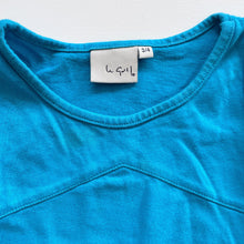 Load image into Gallery viewer, Cute Blue Ruffle Dress Made in Mauritius (3-4y)
