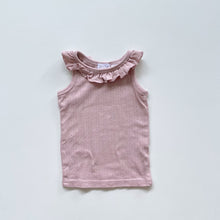 Load image into Gallery viewer, Jamie Kay Organic Pointelle Singlet | Pink (1y)
