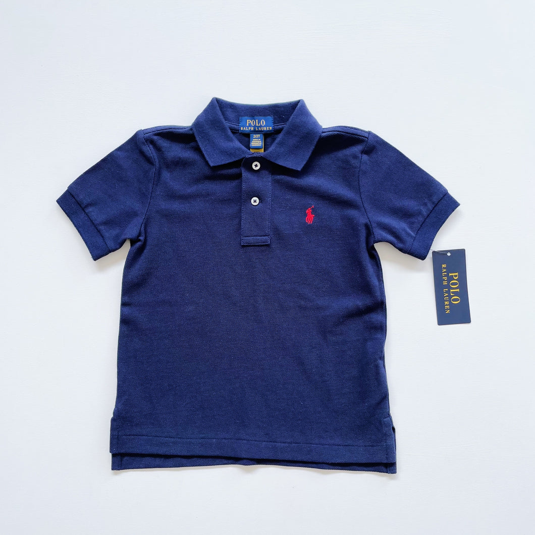 Polo by Ralph Lauren T-Shirt Navy NEW (2y)