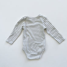 Load image into Gallery viewer, Jamie Kay Pima Cotton L/S Bodysuit Stripes (2y)
