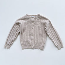 Load image into Gallery viewer, Jamie Kay Vertical Stripe Knit Cardigan Oatmeal Marle (3y)
