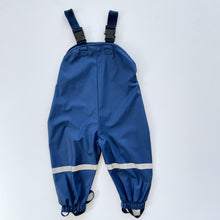 Load image into Gallery viewer, Ricochet Rain Overalls Navy *tagged 3-4 (2-3y)
