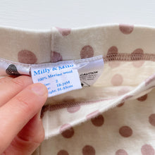 Load image into Gallery viewer, Milly &amp; Milo Merino Pink Dotted Leggings (2y)
