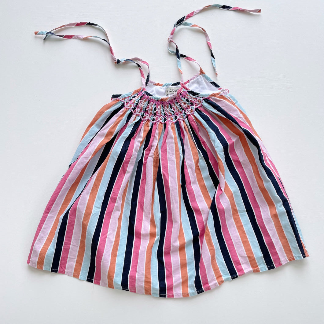 Maccos Stripe Smocked Dress (1y)