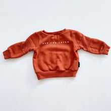 Load image into Gallery viewer, Tiny Tribe Australia Jumper Burnt Orange (6-9m)
