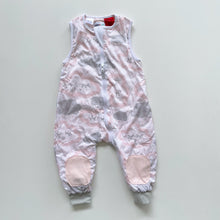 Load image into Gallery viewer, Babystudio Coolies 100% Cotton Summer Sleep Suit 1.0 TOG Pink Clouds (12-24m)
