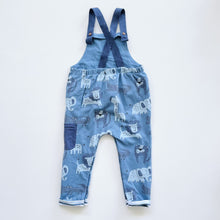 Load image into Gallery viewer, Next Cotton Overalls Blue Safari (18m)
