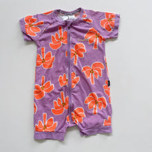 Load image into Gallery viewer, Bonds Wondersuit Shorts Purple/Orange Floral (3y)
