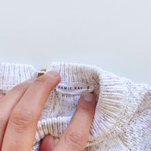 Load image into Gallery viewer, Jamie Kay Cable Knit Jersey Lilac Sprinkles (1y)
