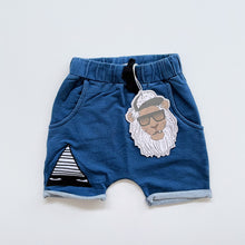 Load image into Gallery viewer, Band of Boys Just a Triangle Patch Shorts Blue NEW (5y)
