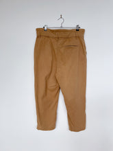 Load image into Gallery viewer, Sezane Brown Austin Paperbag Trousers (M/38)
