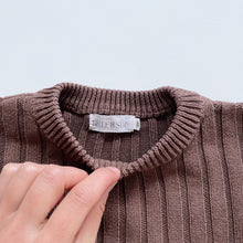 Load image into Gallery viewer, Belle &amp; Sun Stripe Knit Jumper Brown (2y)
