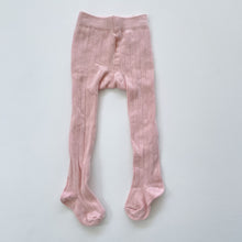 Load image into Gallery viewer, Nature Baby Organic Rib Tights NWOT (6-12m)
