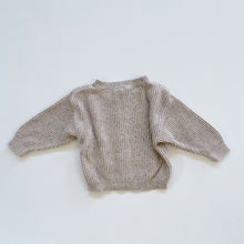 Load image into Gallery viewer, Grown Knit Cardigan Walnut (6-12m)
