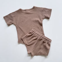 Load image into Gallery viewer, Hello Poppet Waffle Set Latte (2y)
