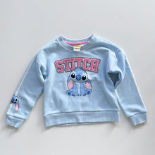 Load image into Gallery viewer, Disney Stitch Jumper Light Blue/Pink Logo (6y)
