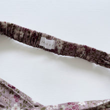 Load image into Gallery viewer, Jamie Kay Organic Bloomers + Top + Headband Pansy Floral Fawn (1y)
