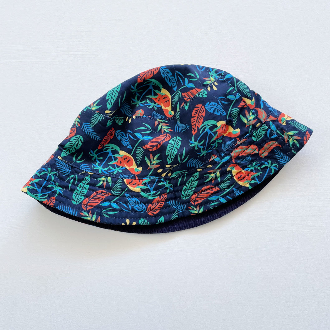 Reversible Parrot Bucket Hat (6-12m)