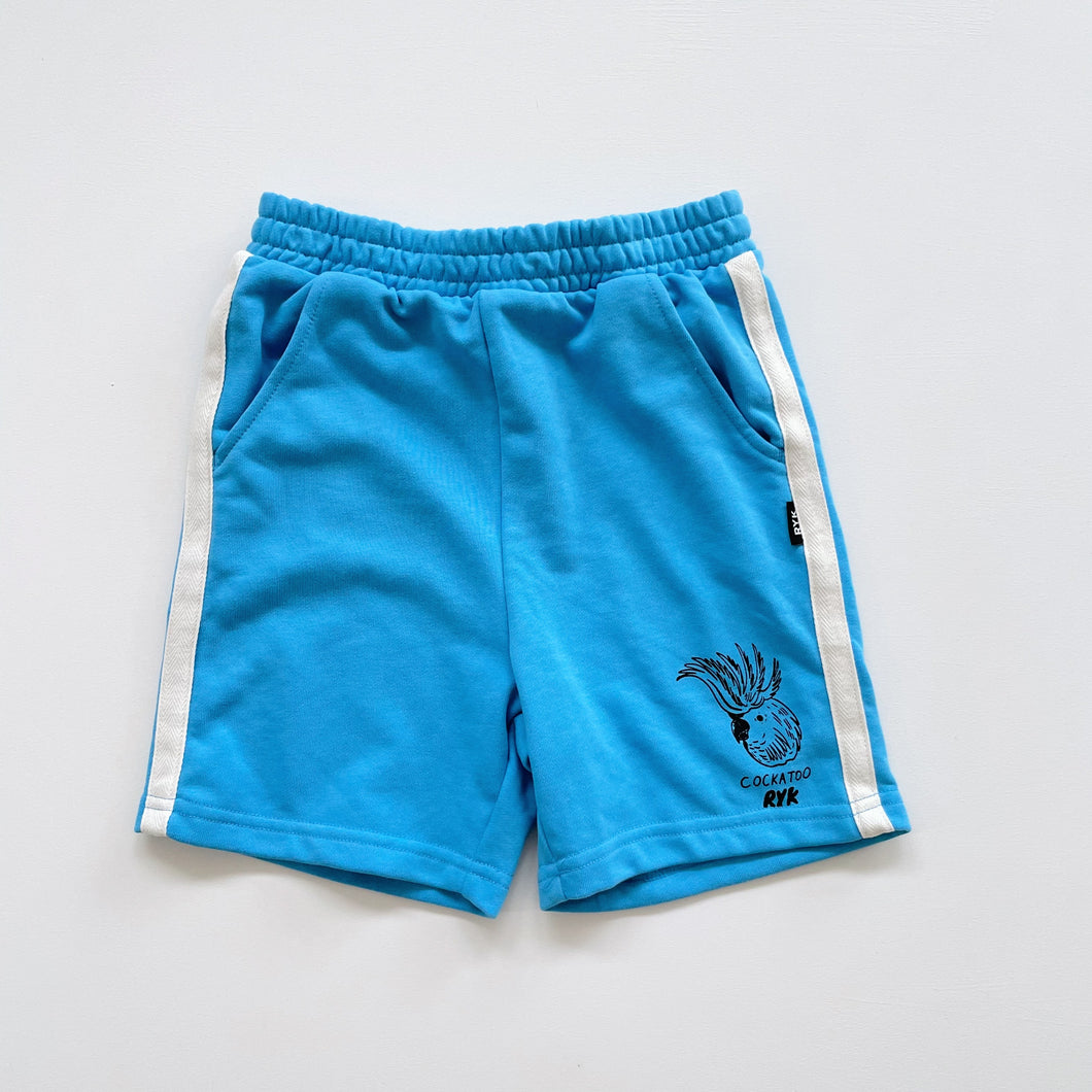 Rock Your Kid Cockatoo Shorts Blue NWOT (5y)