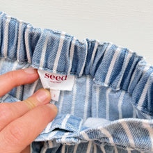 Load image into Gallery viewer, Seed Shorts Denim Stripes (3y)
