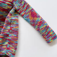 Load image into Gallery viewer, Stunning Handmade Wool Cardigan Heart Buttons (2y)
