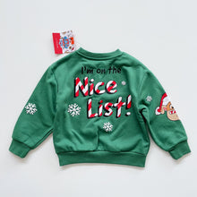 Load image into Gallery viewer, Paw Patrol Xmas Jumper Chase Green NEW (4-5y)
