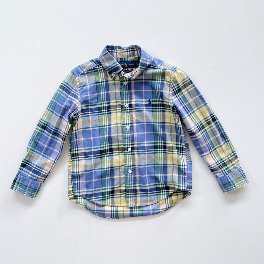 Ralph Lauren Checkered Long Sleeve Shirt (4y)