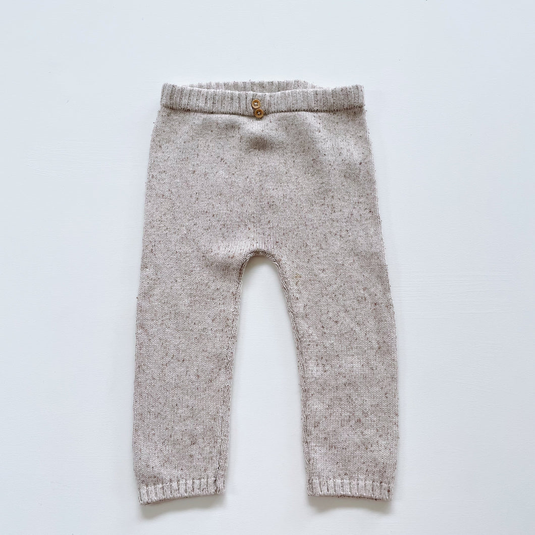Wilson & Frenchy Cotton/Bamboo/Wool Knit Pants Oatmeal (12-18m)