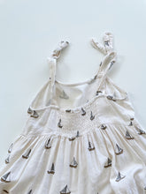 Load image into Gallery viewer, Rylee + Cru Linen Blend Dress Sailing Boats (6-7y)

