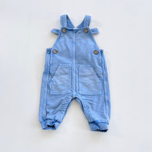 Load image into Gallery viewer, Purebaby Organic Overalls Blue (0-3m)
