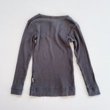 Load image into Gallery viewer, Jamie Kay Organic Henley Top Dark Grey Icelandic Marle (5y)
