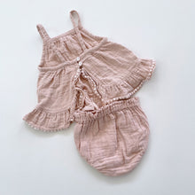 Load image into Gallery viewer, Jamie Kay Organic Muslin Set Dusky Rose NWOT (6-12m)
