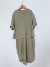 Load image into Gallery viewer, Bae Nursing/Pregnancy  Tee Dress Sage (S)
