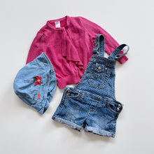 Load image into Gallery viewer, Vintage OshKosh Pink on Denim Bundle 3x (12-18m)
