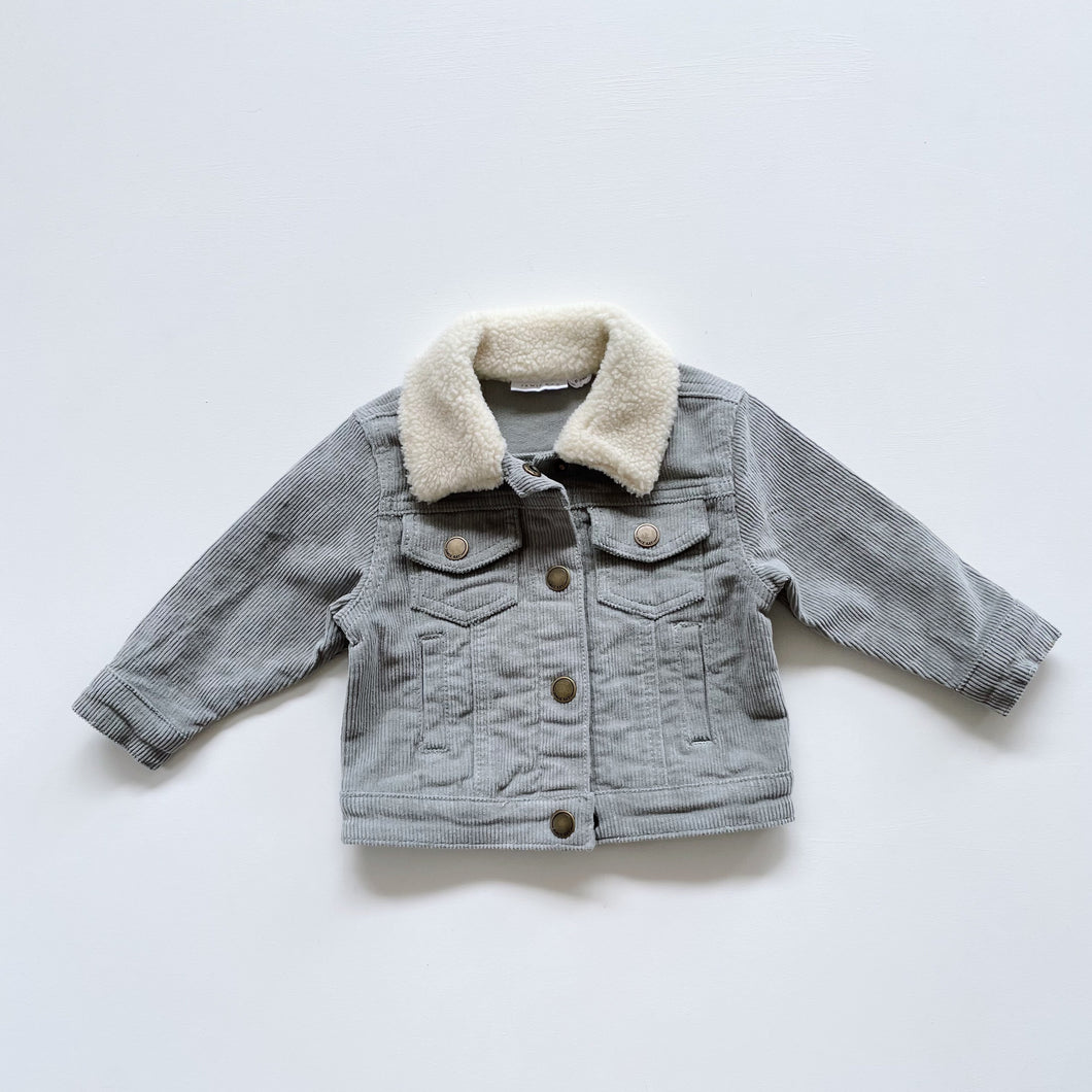 Jamie Kay Cord Jacket Mint Green (6-12m)