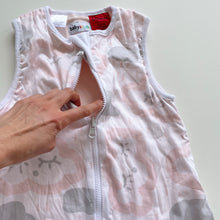 Load image into Gallery viewer, Babystudio Coolies 100% Cotton Summer Sleep Suit 1.0 TOG Pink Clouds (12-24m)
