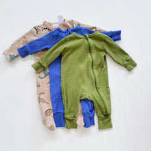 Load image into Gallery viewer, Teeny Weeny All-In-One Bundle 3x Dino/Blue/Green (0-3m)
