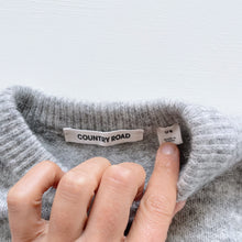 Load image into Gallery viewer, Country Road Wool/Alpaca Blend Grey Sweater (4y)
