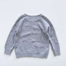 Load image into Gallery viewer, Jamie Kay Cable Cardigan Grey (5y)
