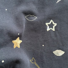 Load image into Gallery viewer, Witchery Stars &amp; Arrows Sweatshirt Dress Navy (5y)
