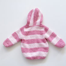 Load image into Gallery viewer, Dave &amp; Bella Kindy Jacket/Hoodies Pink Stripes (6-12m)
