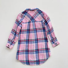 Load image into Gallery viewer, Next Cotton Shirt Dress Pink/Purple Check (5y)
