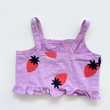 Load image into Gallery viewer, Seed Heritage Strawberry Top (4-5y)
