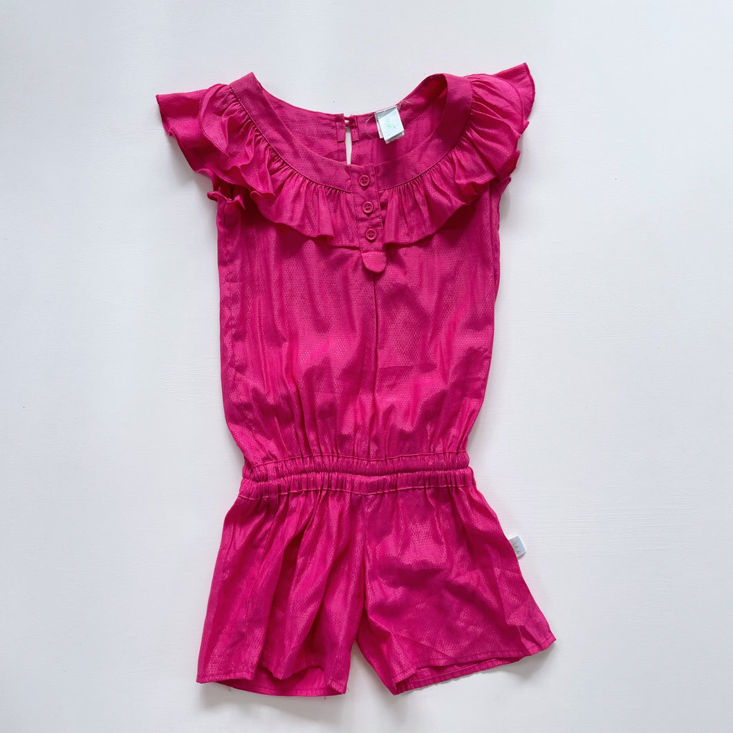 Minti Hot Pink Shortalls (3y)